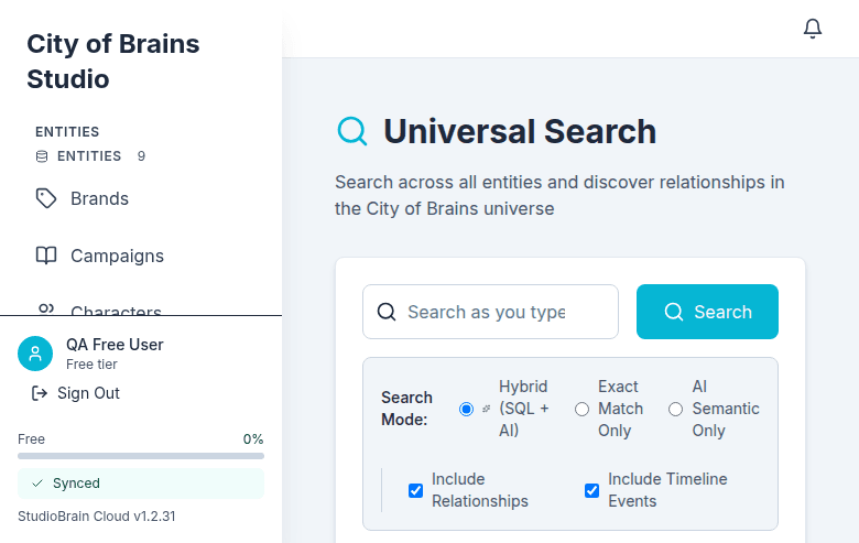 Full-text & semantic search